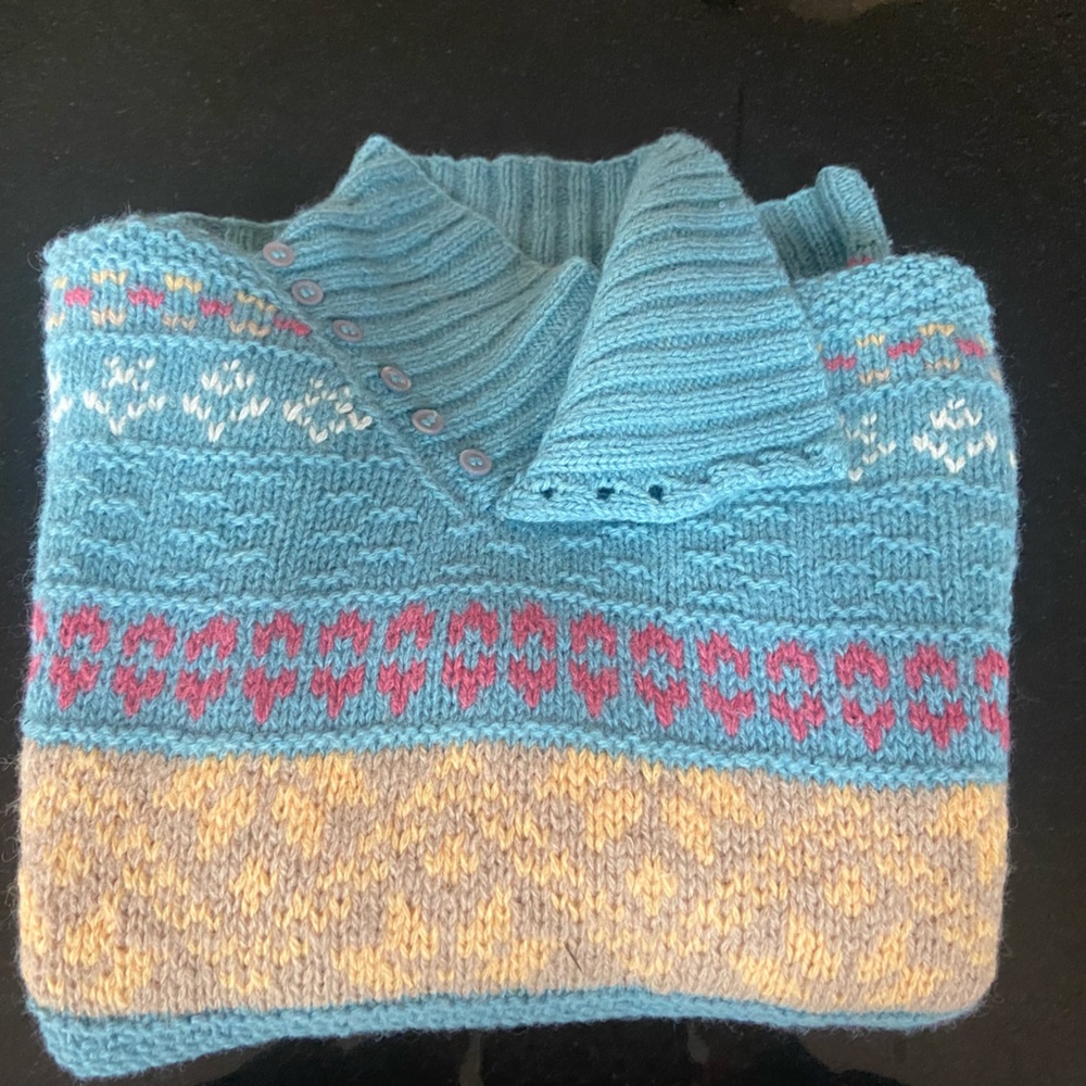 Skyr wool sweater multicolored